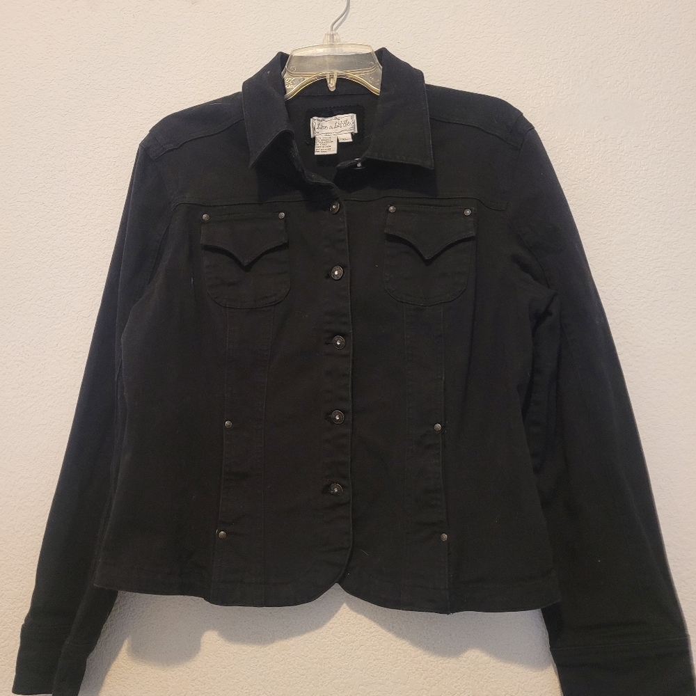 Black XL live a little jacket